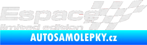 Samolepka Espace limited edition pravá Ultra Metalic bílá