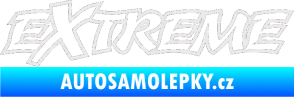 Samolepka Extreme 004 Ultra Metalic bílá