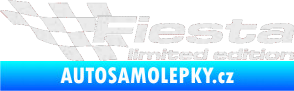 Samolepka Fiesta limited edition levá Ultra Metalic bílá