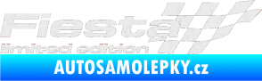 Samolepka Fiesta limited edition pravá Ultra Metalic bílá