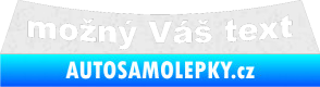 Samolepka Ford Escort 88-92 - přední Ultra Metalic bílá