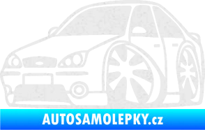 Samolepka Ford Mondeo karikatura levá Ultra Metalic bílá