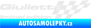 Samolepka Giulietta limited edition pravá Ultra Metalic bílá