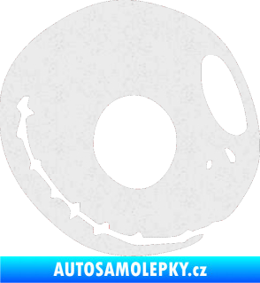 Samolepka Halloween 012 pravá Ultra Metalic bílá