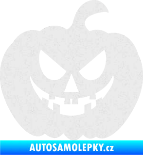 Samolepka Halloween 015 pravá dýně Ultra Metalic bílá