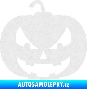 Samolepka Halloween 016 levá dýně Ultra Metalic bílá