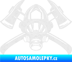 Samolepka Hasič 014 Ultra Metalic bílá