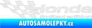 Samolepka Honda limited edition levá Ultra Metalic bílá