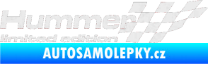 Samolepka Hummer limited edition pravá Ultra Metalic bílá