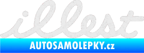 Samolepka Illest 001 Ultra Metalic bílá