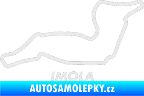Samolepka Okruh Imola Ultra Metalic bílá
