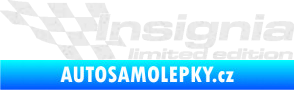Samolepka Insignia limited edition levá Ultra Metalic bílá