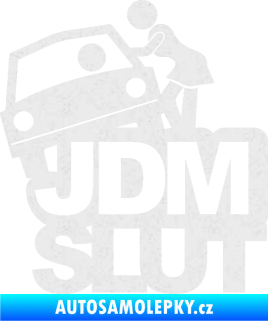 Samolepka JDM Slut 001 Ultra Metalic bílá