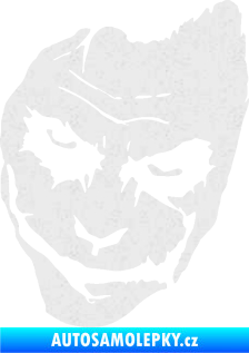 Samolepka Joker 002 levá tvář Ultra Metalic bílá