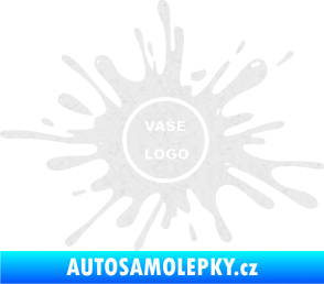 Samolepka Kaňka 003 znak Ultra Metalic bílá