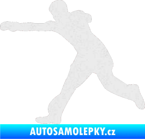 Samolepka Karate 004 levá Ultra Metalic bílá