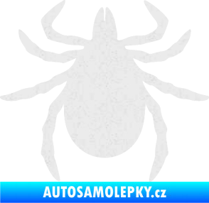 Samolepka Klíště 001 Ultra Metalic bílá