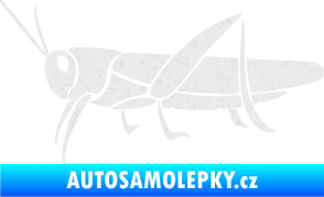 Samolepka Kobylka 002 levá Ultra Metalic bílá