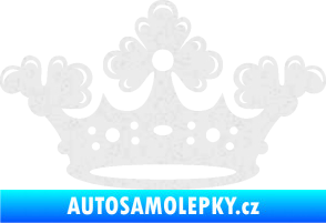 Samolepka Korunka 002 Ultra Metalic bílá