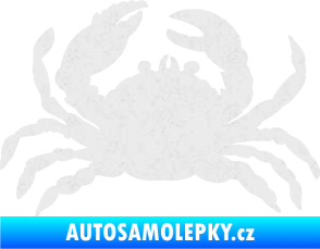 Samolepka Krab 001 levá Ultra Metalic bílá