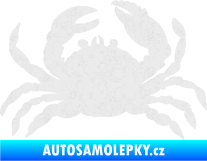 Samolepka Krab 001 pravá Ultra Metalic bílá