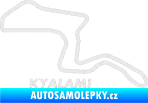 Samolepka Okruh Kyalami Ultra Metalic bílá