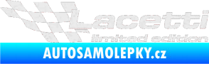 Samolepka Lacetti limited edition levá Ultra Metalic bílá
