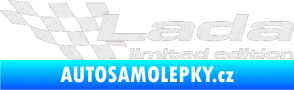 Samolepka Lada limited edition levá Ultra Metalic bílá