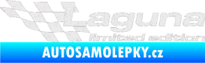 Samolepka Laguna limited edition levá Ultra Metalic bílá