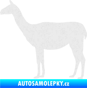 Samolepka Lama 001 levá Ultra Metalic bílá