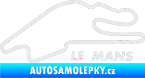 Samolepka Okruh Le Mans Ultra Metalic bílá