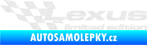 Samolepka Lexus limited edition levá Ultra Metalic bílá