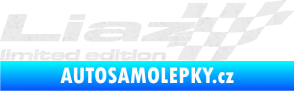 Samolepka Liaz limited edition pravá Ultra Metalic bílá