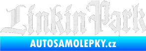 Samolepka Linkin Park 004 Ultra Metalic bílá