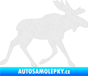 Samolepka Los 001 pravá Ultra Metalic bílá