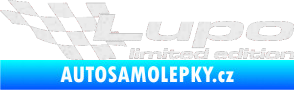 Samolepka Lupo limited edition levá Ultra Metalic bílá