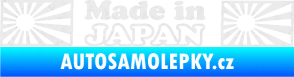 Samolepka Made in Japan 002 Ultra Metalic bílá