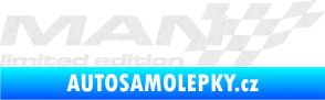 Samolepka MAN limited edition pravá Ultra Metalic bílá