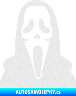Samolepka Maska 001 scream Ultra Metalic bílá