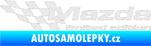 Samolepka Mazda limited edition levá Ultra Metalic bílá