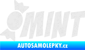 Samolepka Mint bonbón Ultra Metalic bílá