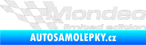 Samolepka Mondeo limited edition levá Ultra Metalic bílá
