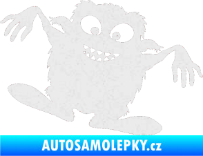 Samolepka Monstrum 001 pravá Ultra Metalic bílá
