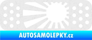 Samolepka Náplast 002 levá Ultra Metalic bílá