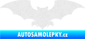 Samolepka Netopýr 007 Ultra Metalic bílá