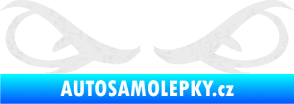 Samolepka Oči 001 Ultra Metalic bílá