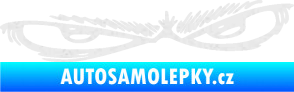 Samolepka Oči 005 pravá Ultra Metalic bílá