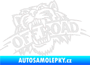 Samolepka Off Road 001  Ultra Metalic bílá