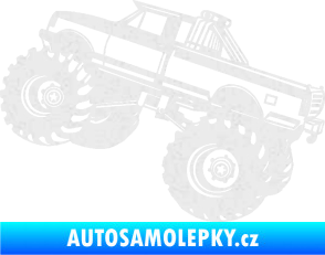 Samolepka Off Road 003 levá Ultra Metalic bílá