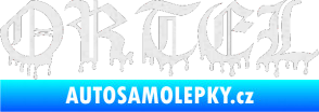 Samolepka Ortel Ultra Metalic bílá